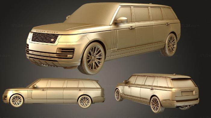 Автомобили и транспорт (Range rover svautobiography лимузин l405 2019, CARS_3238) 3D модель для ЧПУ станка