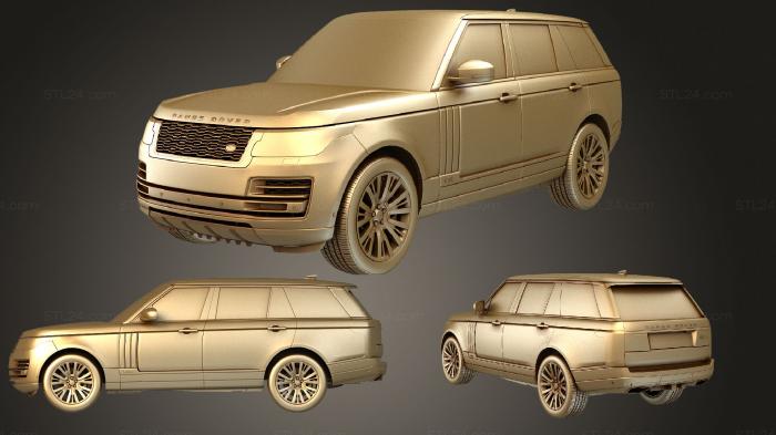 Автомобили и транспорт (  range rover sv ultimate lwb 2021, CARS_3239) 3D модель для ЧПУ станка
