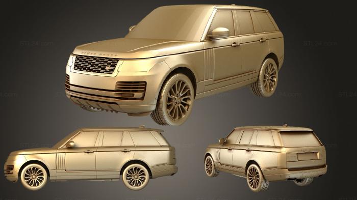Автомобили и транспорт (Range Rover Vogue SE L405 2018, CARS_3242) 3D модель для ЧПУ станка
