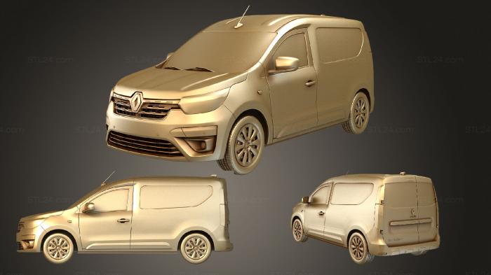 Автомобили и транспорт (Renault express l1 2021, CARS_3284) 3D модель для ЧПУ станка