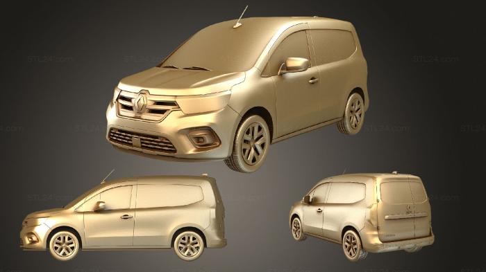 Автомобили и транспорт (Renault kangoo ev фургон 2022, CARS_3286) 3D модель для ЧПУ станка