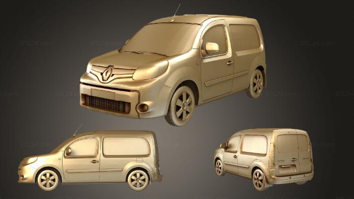 Автомобили и транспорт (Фургон Renault Kangoo L2 2017, CARS_3291) 3D модель для ЧПУ станка