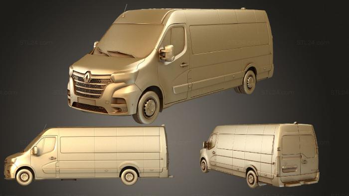 Vehicles (Renault Master L4H2 MiniBus 2020, CARS_3311) 3D models for cnc