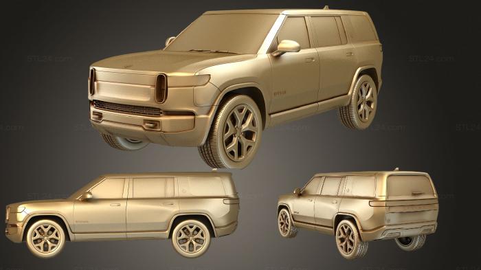 Автомобили и транспорт (Rivian r1s adventure 2022rar, CARS_3337) 3D модель для ЧПУ станка