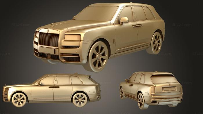 Vehicles (Rolls Royce Cullinan 2019, CARS_3347) 3D models for cnc