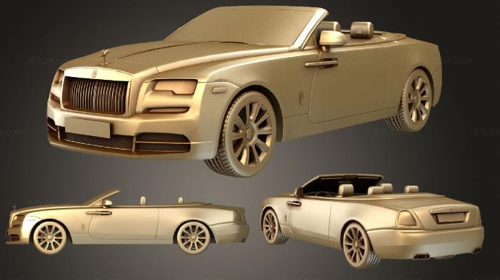 Автомобили и транспорт (Комплект Rolls Royce Dawn 2017, CARS_3348) 3D модель для ЧПУ станка