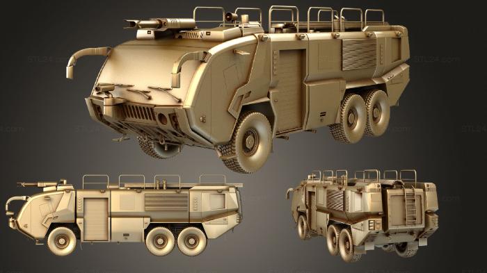 Vehicles (Rosenbauer Panther Firetruck 6x6, CARS_3355) 3D models for cnc