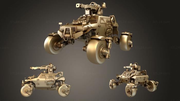 Vehicles (Sci Fi Military Buggy, CARS_3392) 3D models for cnc