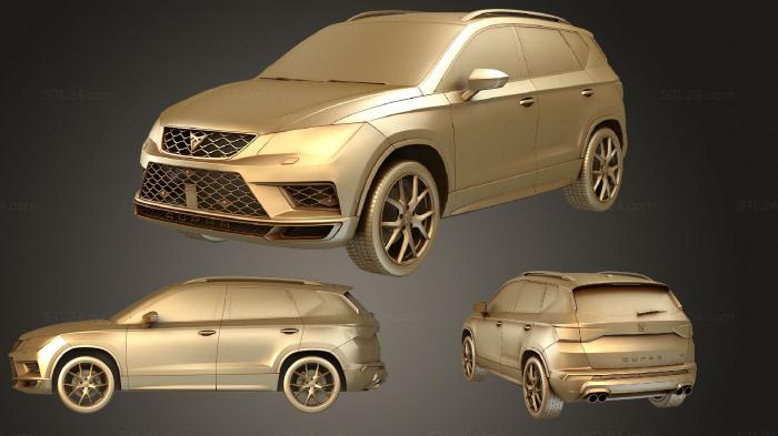 Автомобили и транспорт (Seat Ateca Cupra 2018, CARS_3401) 3D модель для ЧПУ станка