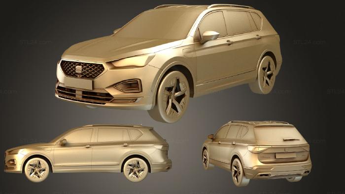 Автомобили и транспорт (Сиденье Tarraco PHEV 2020, CARS_3413) 3D модель для ЧПУ станка