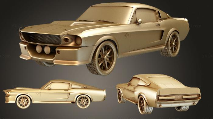 Vehicles (Shelby GT500 Eleanor 1967, CARS_3416) 3D models for cnc
