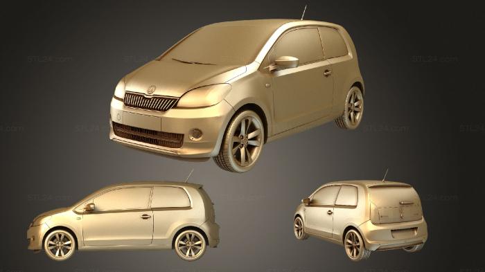 Vehicles (Skoda Citigo 3D 2016, CARS_3435) 3D models for cnc