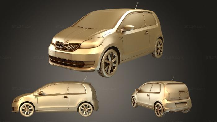Vehicles (Skoda Citigo 3Doors 2020, CARS_3436) 3D models for cnc