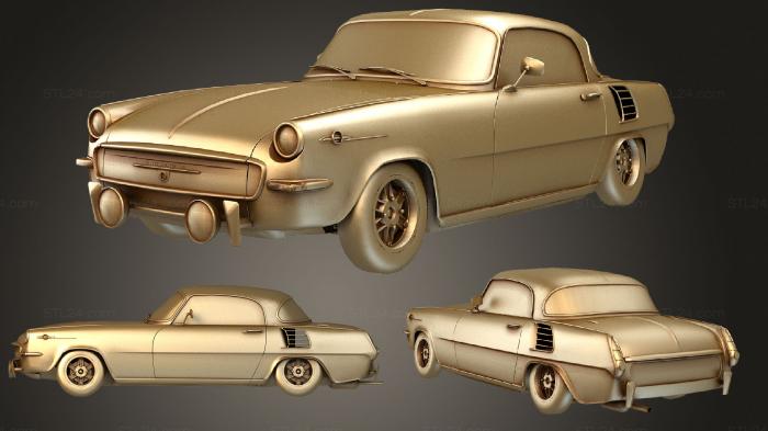 Автомобили и транспорт (Автомобиль Skoda Classic 3, CARS_3439) 3D модель для ЧПУ станка