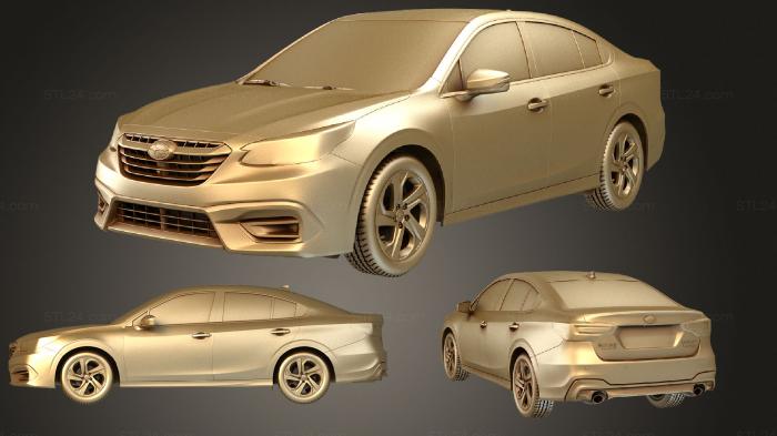 Автомобили и транспорт (Subaru Legacy (Mk7) Универсал 2020, CARS_3495) 3D модель для ЧПУ станка