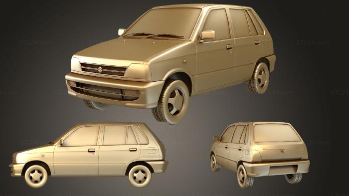 Автомобили и транспорт (Suzuki Maruti 800 HQinterior 1986, CARS_3528) 3D модель для ЧПУ станка