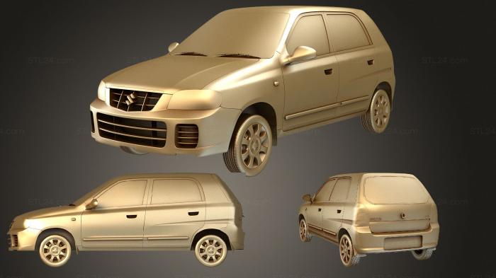 Автомобили и транспорт (Suzuki Maruti Alto 2012, CARS_3529) 3D модель для ЧПУ станка