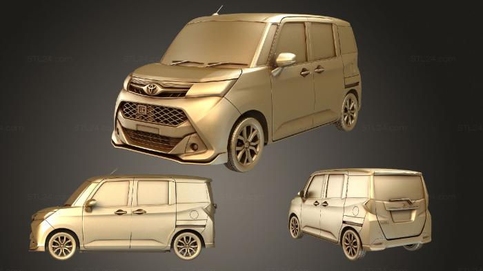 Автомобили и транспорт (Семейный автомобиль Тайота 2017, CARS_3552) 3D модель для ЧПУ станка