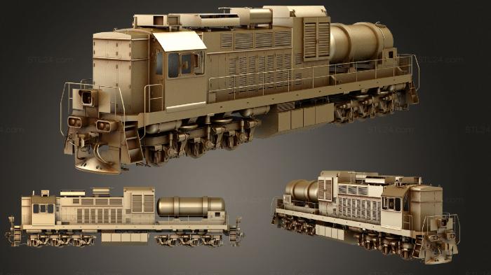 Vehicles (TEM 19 Experimental Locomotive, CARS_3557) 3D models for cnc