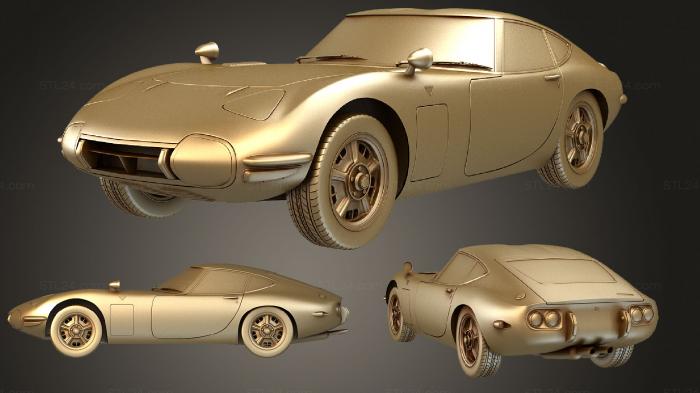 Vehicles (Toyota 2000GT (MF10) 1969, CARS_3598) 3D models for cnc