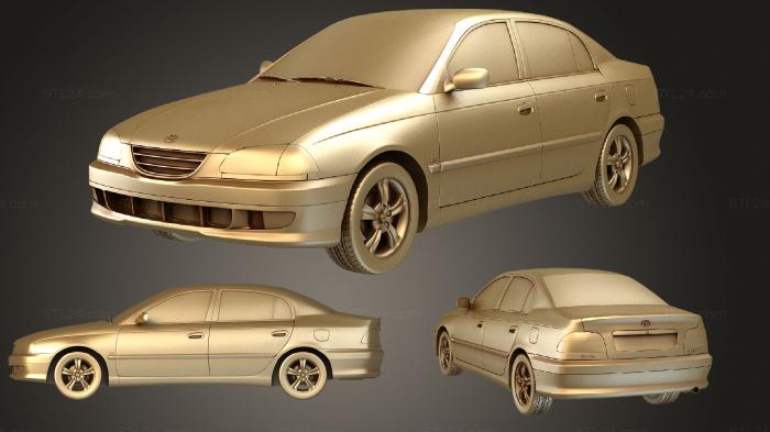Автомобили и транспорт (Toyota Avensis (Mk1) (T220) седан 1997, CARS_3605) 3D модель для ЧПУ станка