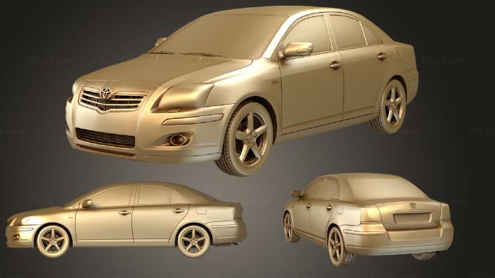 Vehicles (Toyota Avensis (Mk2f) (T250) sedan 2006, CARS_3606) 3D models for cnc