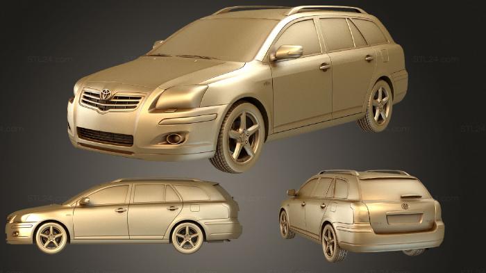 Vehicles (Toyota Avensis (Mk2f) (T250) wagon 2006, CARS_3607) 3D models for cnc