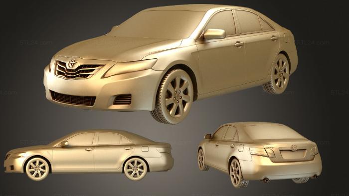 Автомобили и транспорт (Toyota Camry LE 2010, CARS_3612) 3D модель для ЧПУ станка