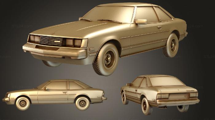 Автомобили и транспорт (Toyota Celica (Mk2) (TA40) ST Купе 1979, CARS_3615) 3D модель для ЧПУ станка