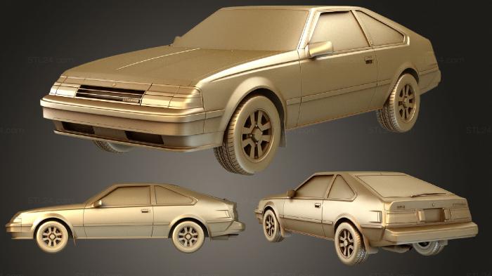 Автомобили и транспорт (Toyota Celica (Mk3) (A60) лифтбек 1981, CARS_3616) 3D модель для ЧПУ станка