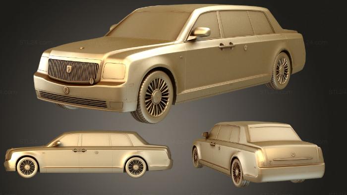 Автомобили и транспорт (Toyota Century Royal 2006, CARS_3617) 3D модель для ЧПУ станка