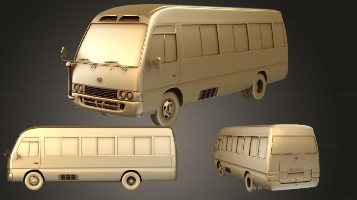 Vehicles (Toyota Coaster (Mk3f) (B50) HQinterior 2014, CARS_3618) 3D models for cnc