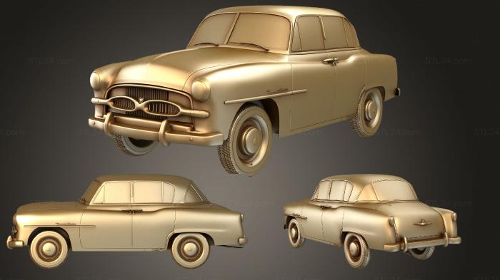 Автомобили и транспорт (Toyota Crown (Mk1) (RSD) Люкс 1955, CARS_3621) 3D модель для ЧПУ станка