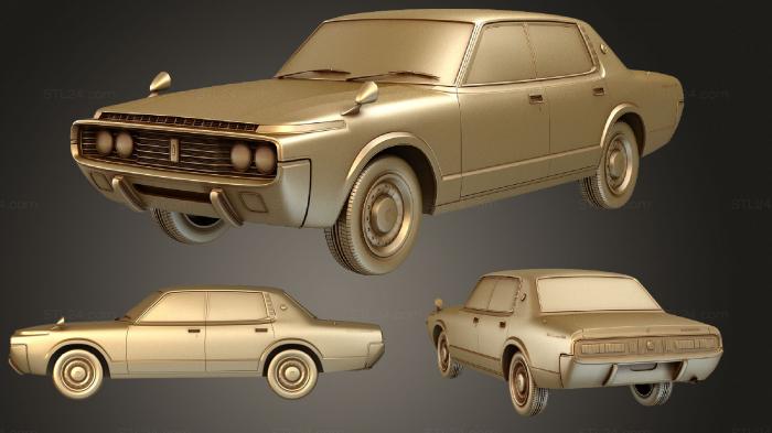 Vehicles (Toyota Crown (Mk4) (S60) sedan 1971, CARS_3624) 3D models for cnc