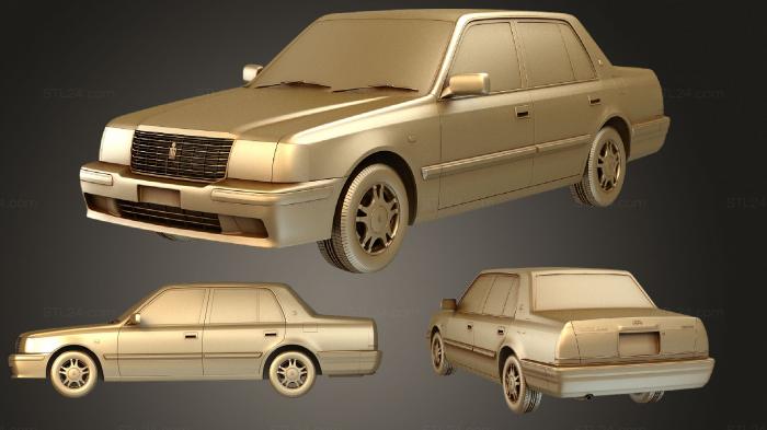 Vehicles (Toyota Crown Comfort (S10) 1995, CARS_3631) 3D models for cnc