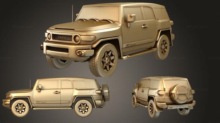 Автомобили и транспорт (Toyota FJ Cruiser VXR 2011, CARS_3635) 3D модель для ЧПУ станка