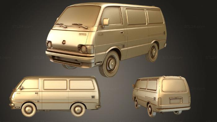 Vehicles (Toyota Hiace (Mk2) (H20) PanelVan 1977, CARS_3638) 3D models for cnc