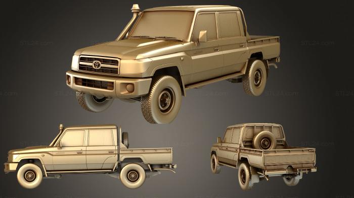 Vehicles (Toyota Land Cruiser (Mk5) (J79) DoubleCab Pickup 2012, CARS_3660) 3D models for cnc