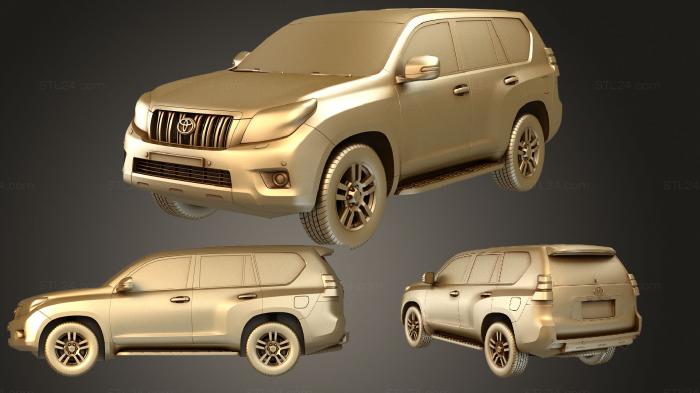 Автомобили и транспорт (Toyota Land Cruiser Prado, CARS_3673) 3D модель для ЧПУ станка