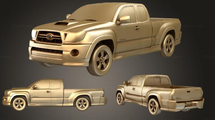 Автомобили и транспорт (Toyota Tacoma XRunner 2011, CARS_3699) 3D модель для ЧПУ станка