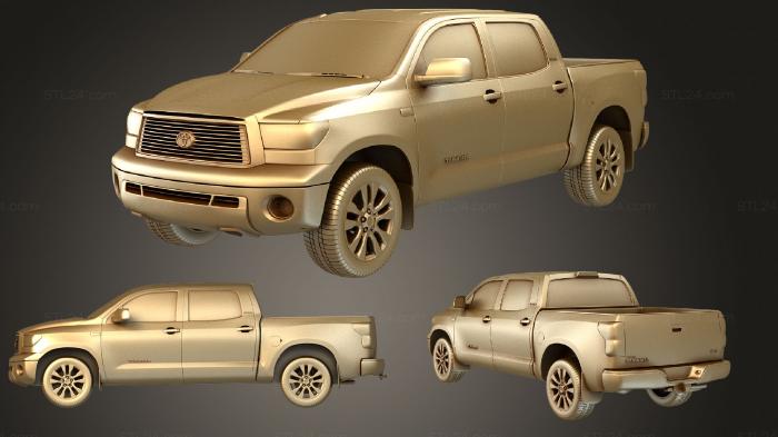 Автомобили и транспорт (Toyota Tundra CrewMax 2011, CARS_3703) 3D модель для ЧПУ станка