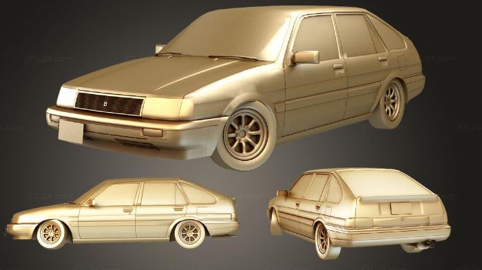 Vehicles (Toyota AE82 Liftback Tuned, CARS_3712) 3D models for cnc
