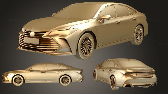Автомобили и транспорт (Гибрид Toyota Avalon 2019, CARS_3717) 3D модель для ЧПУ станка