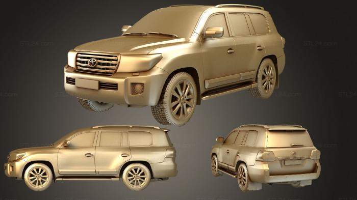 Автомобили и транспорт (Toyota Land Cruiser хиполи, CARS_3737) 3D модель для ЧПУ станка