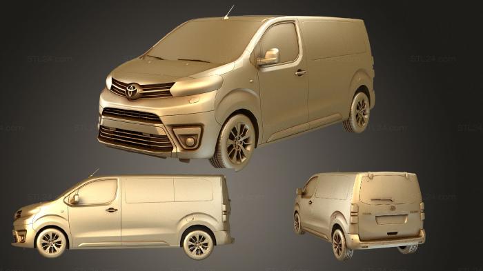 Автомобили и транспорт (Toyota ProAce Verso L2 2017, CARS_3751) 3D модель для ЧПУ станка