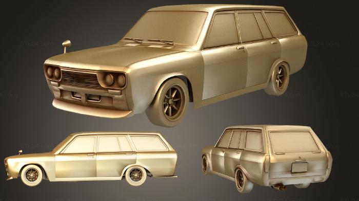 Автомобили и транспорт (Универсал Trans am Datsun 510 Bluebird, CARS_3772) 3D модель для ЧПУ станка