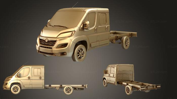Автомобили и транспорт (Vauxhall movano шасси экипаж 4035xl 2022, CARS_3821) 3D модель для ЧПУ станка