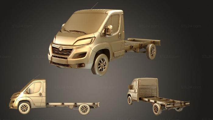 Автомобили и транспорт (Шасси vauxhall movano single 3800 2022, CARS_3823) 3D модель для ЧПУ станка