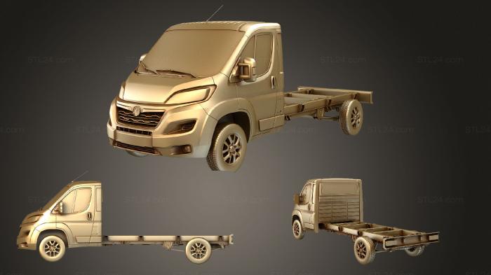 Автомобили и транспорт (Шасси vauxhall movano single 4035 2022, CARS_3824) 3D модель для ЧПУ станка