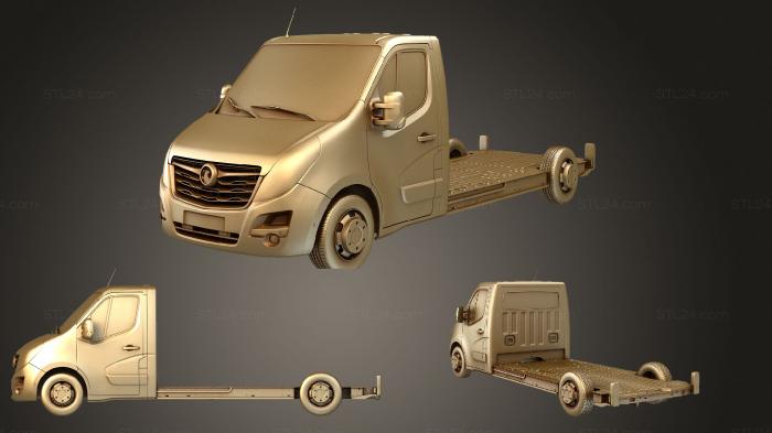 Автомобили и транспорт (Кабина платформы vauxhall movano fwd ll35 l3h1 2021, CARS_3830) 3D модель для ЧПУ станка